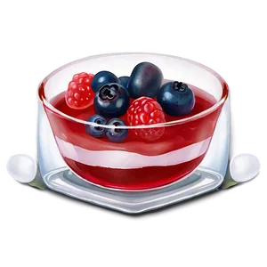 Jello Embedded With Fresh Berries Png 06132024 PNG image