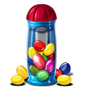 Jellybean Flavor Burst PNG 60