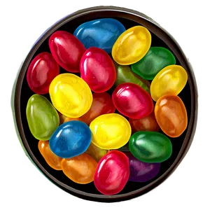 Jellybean Sweet Spectrum Png 06262024 PNG image