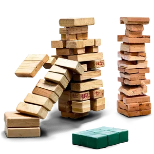 Jenga Tower Collapse Png 06112024 PNG image