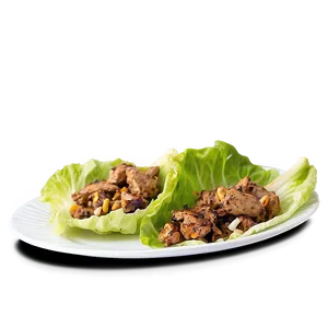 Jerk Chicken Lettuce Wraps Png 06282024 PNG image