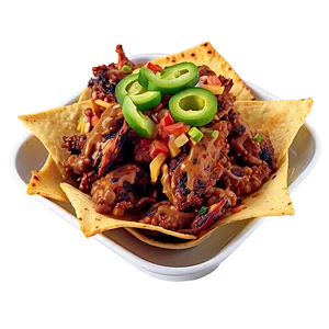 Jerk Chicken Nachos Snack Png Xxb65 PNG image