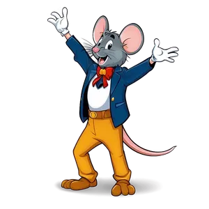 Jerry Mouse Victory Dance Png 05212024 PNG image