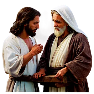 Jesus And Nicodemus Png 34 PNG image