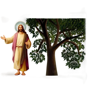 Jesus And Zacchaeus Png 05032024 PNG image