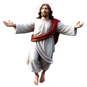 Jesus Christ Ascending To Heaven PNG 05032024 PNG