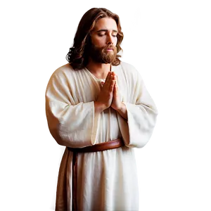 Jesus Christ In Prayer PNG 05032024