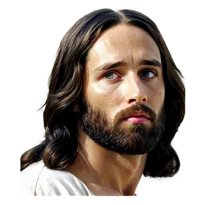 Jesus Christ Portrait PNG Lkj16