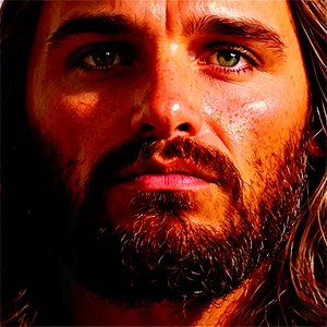 Jesus Face A PNG image