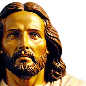 Jesus Face In Glory PNG 06292024