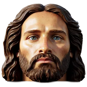 Jesus Face In Heaven PNG 06292024