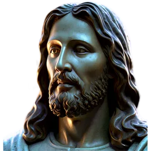 Jesus Face In Light PNG Okh43 PNG