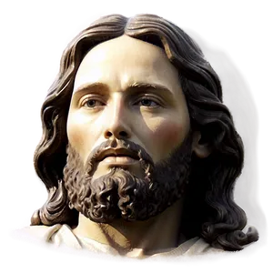 Jesus Face In Meditation PNG 14 PNG