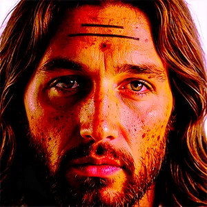 Jesus Face Of Compassion PNG 06292024