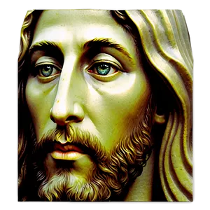 Jesus Face Religious Art PNG 06292024 PNG