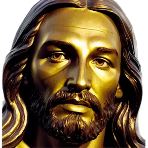 Jesus Face With Halo PNG 90 PNG