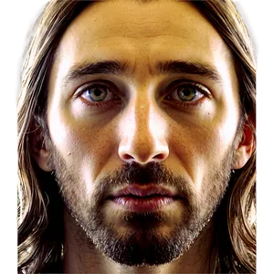 Jesus Face With Tears PNG 36