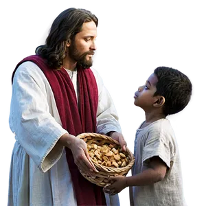 Jesus Feeding The 5000 PNG 17