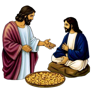 Jesus Feeding The 5000 PNG Nrb65 PNG