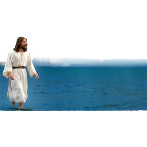 Jesus Walking On Water Png 05032024 PNG image