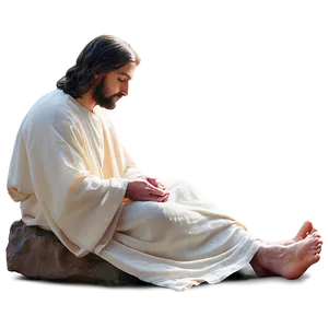 Jesus Washing The Disciples' Feet PNG Anw75