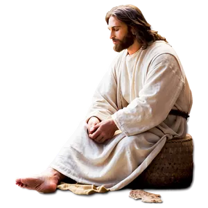 Jesus Washing The Disciples' Feet PNG Sri PNG