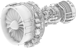 Jet Engine Cutaway View PNG image