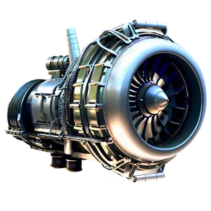 Jet Engine Vector Graphic PNG 06292024