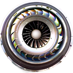 Jet Engine Vector Graphic PNG Obv43