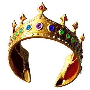 Jewel-encrusted Golden Crown PNG 89 PNG