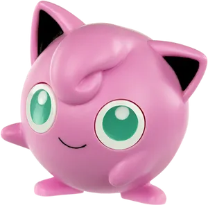 Jigglypuff Pokemon Character PNG image