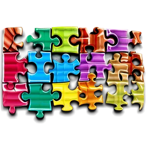 Jigsaw Puzzle Completion Celebration Png 75 PNG image