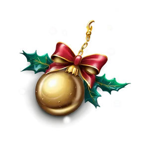 Jingle Bell Gold PNG Njs