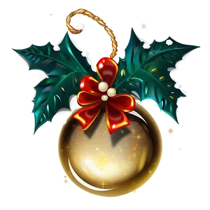 Jingle Bell Gold PNG Xej
