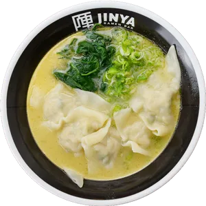 Jinya Ramen Bar Dumpling Soup PNG image