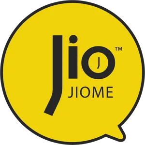 Jio Logo Yellow Background PNG image