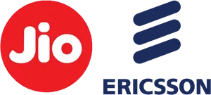 Jioand Ericsson Partnership Logo PNG image