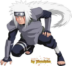 Jiraiya Naruto Anime Character PNG image