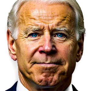 Joe Biden Face A PNG image