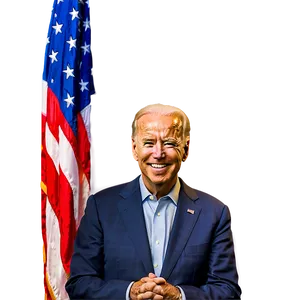 Joe Biden Smiling PNG Gol