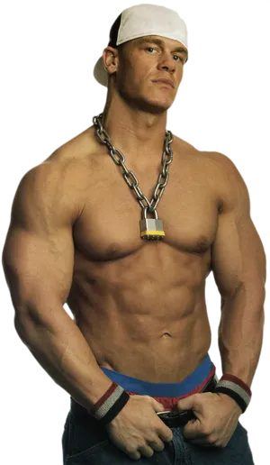 John Cena Chain Gang Attire PNG image