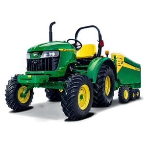 John Deere Compact Tractor Graphic Png Fwj PNG image