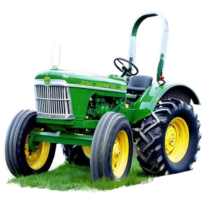 John Deere Tractor Classic Design Png 2 PNG image