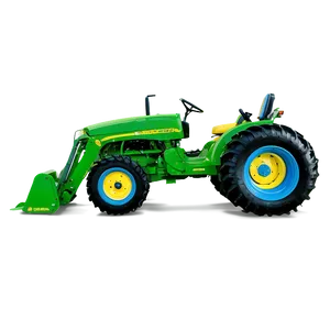 John Deere Tractor On A Hillside PNG Kvm