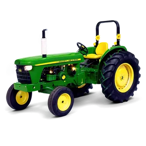 John Deere Tractor With Christmas Lights PNG Gbq