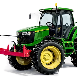 John Deere Tractor With Plow Png Byx PNG image