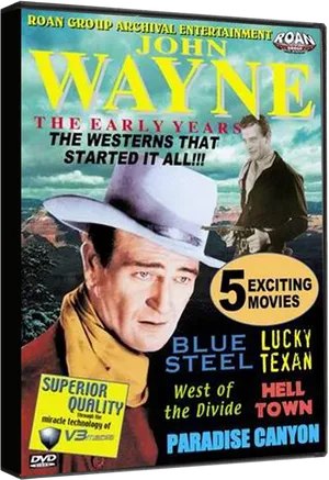 John Wayne The Early Years D V D Cover PNG image