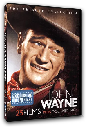 John Wayne Tribute Collection D V D Cover PNG image