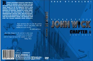 John Wick Chapter2 D V D Cover PNG image