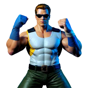 Johnny Cage Comic Book Art Png 06292024 PNG image